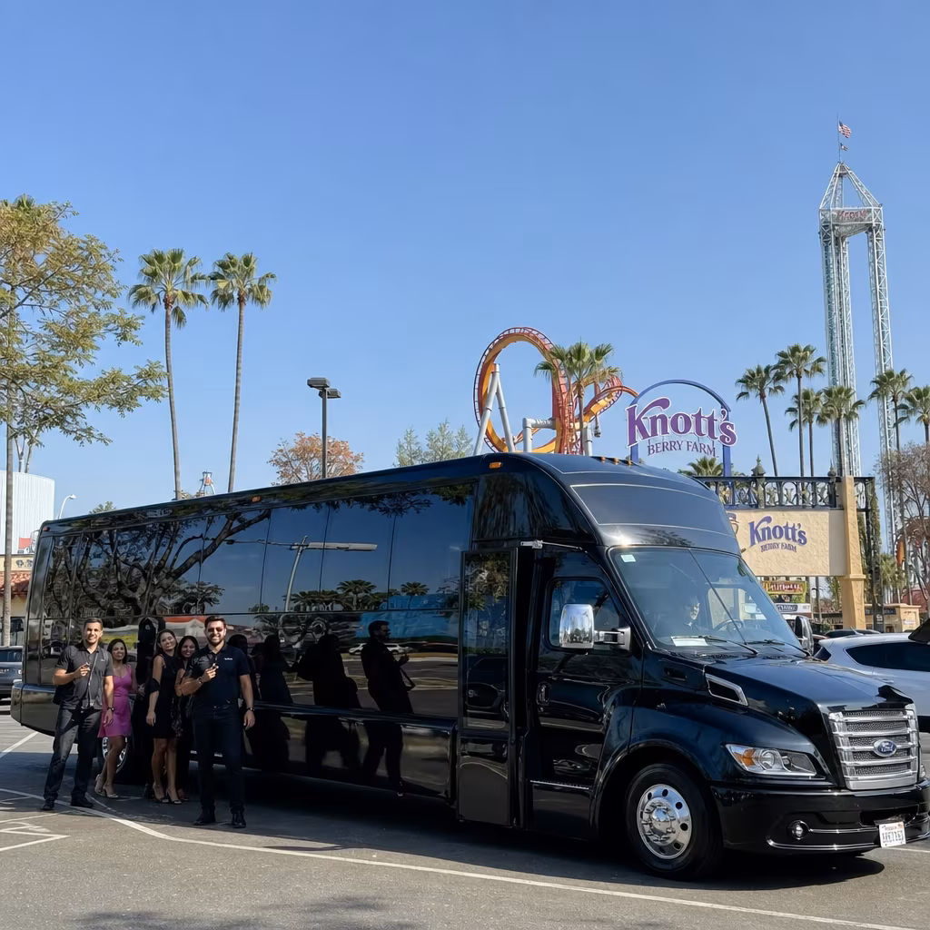 Rent a Bus to Knott's Berry Farm