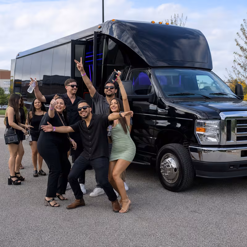 Orange Concert Transportation fleet vehicle