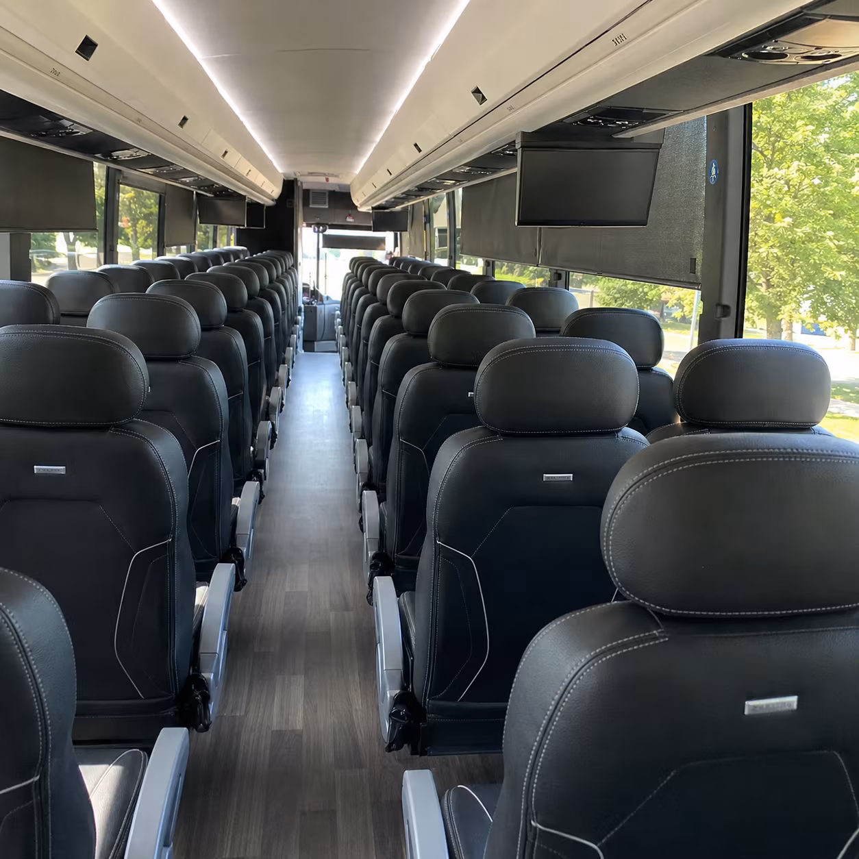 Orange Airport Shuttle & Transportation party bus exterior
