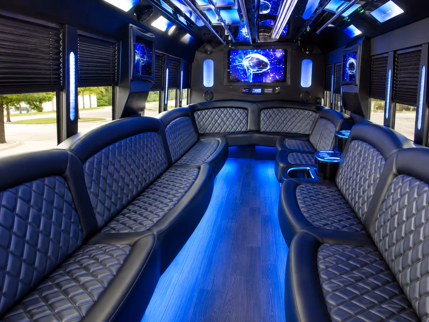 Orange Concert & Music Festival Transportation party bus exterior