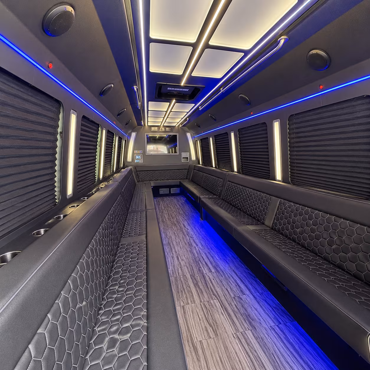 Orange Concert & Music Festival Transportation party bus exterior