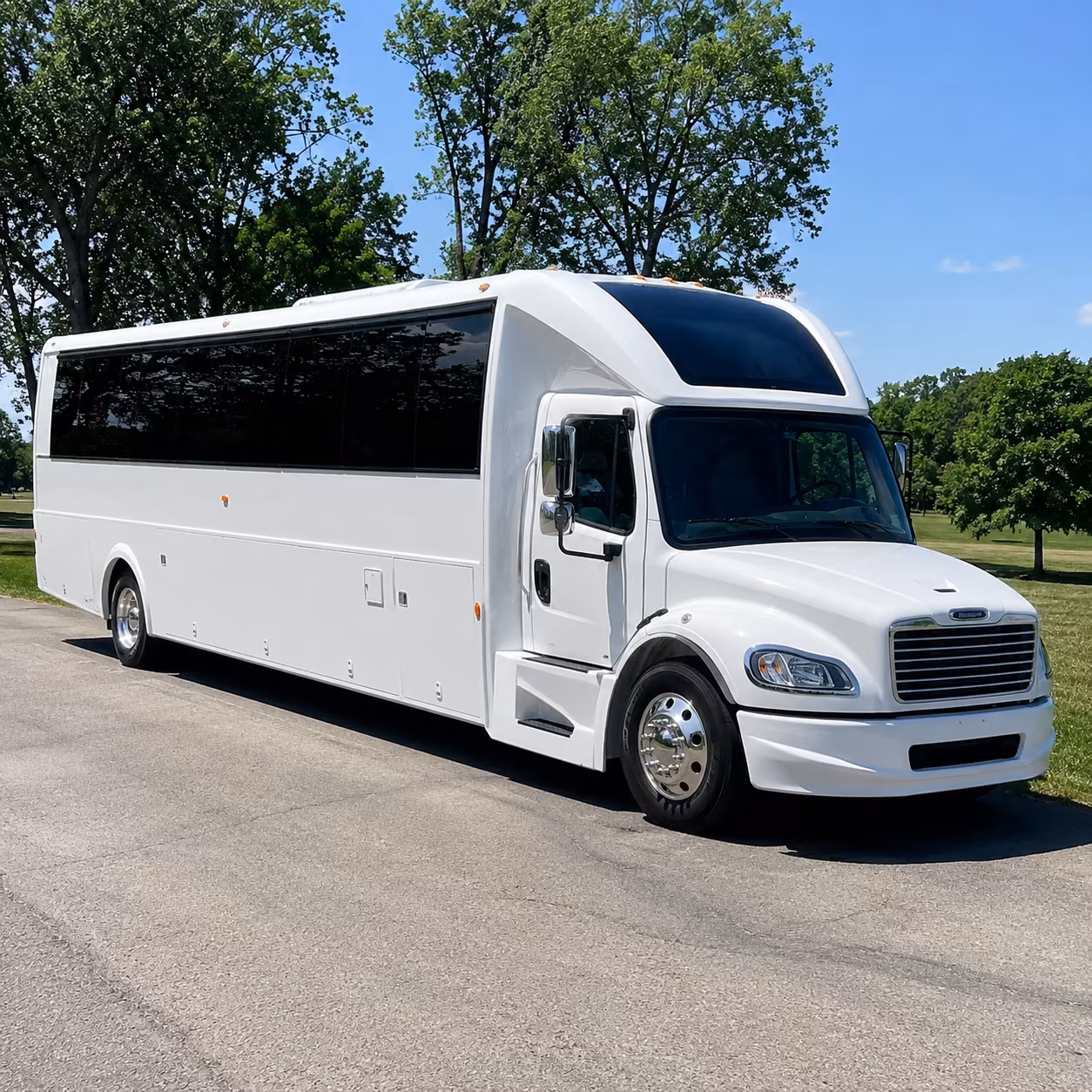 Orange Concert & Music Festival Transportation party bus exterior