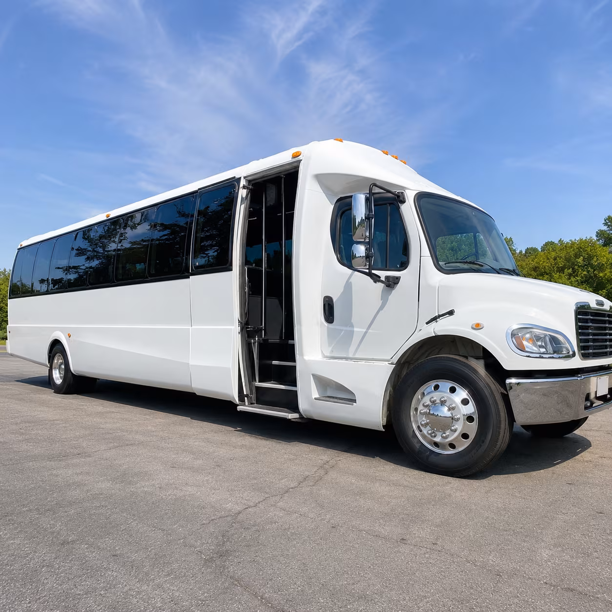 Orange Corporate Transportation onboard seating