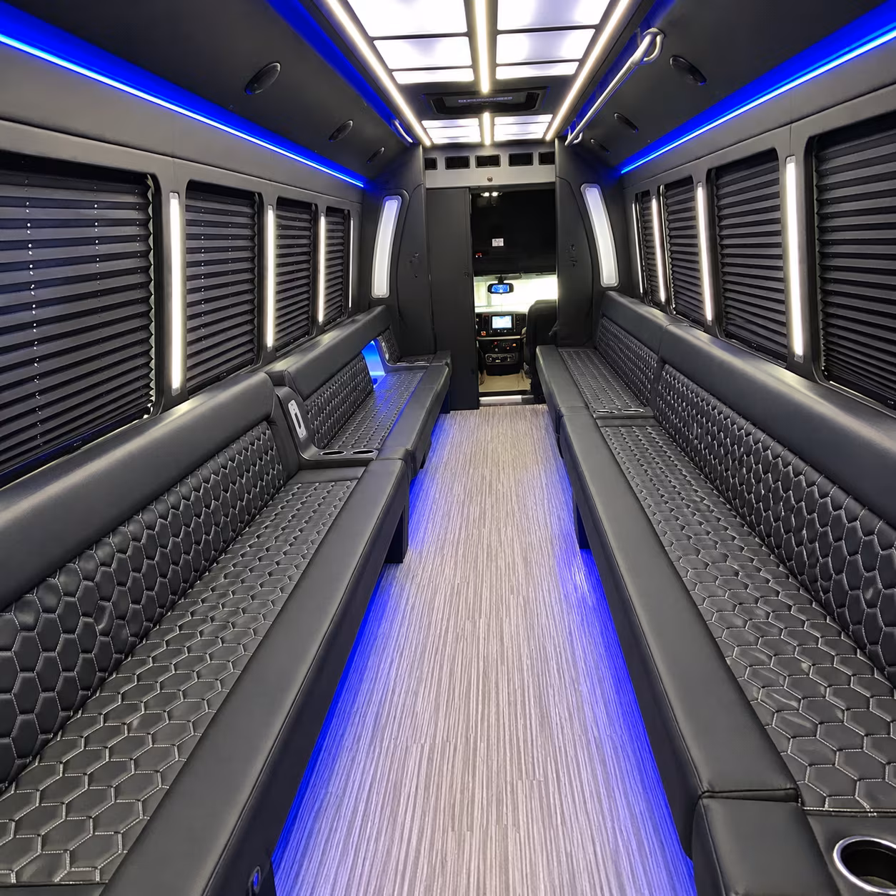 Orange Private Event Transportation onboard seating