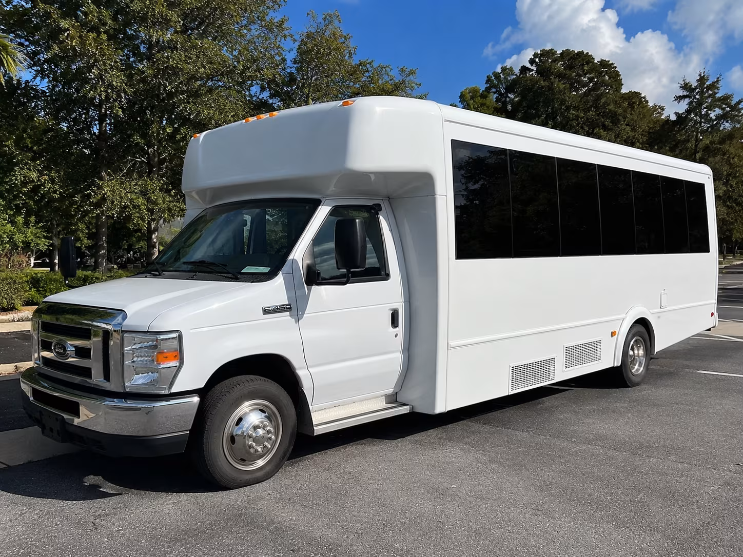 Orange Prom & Homecoming Transportation party bus exterior