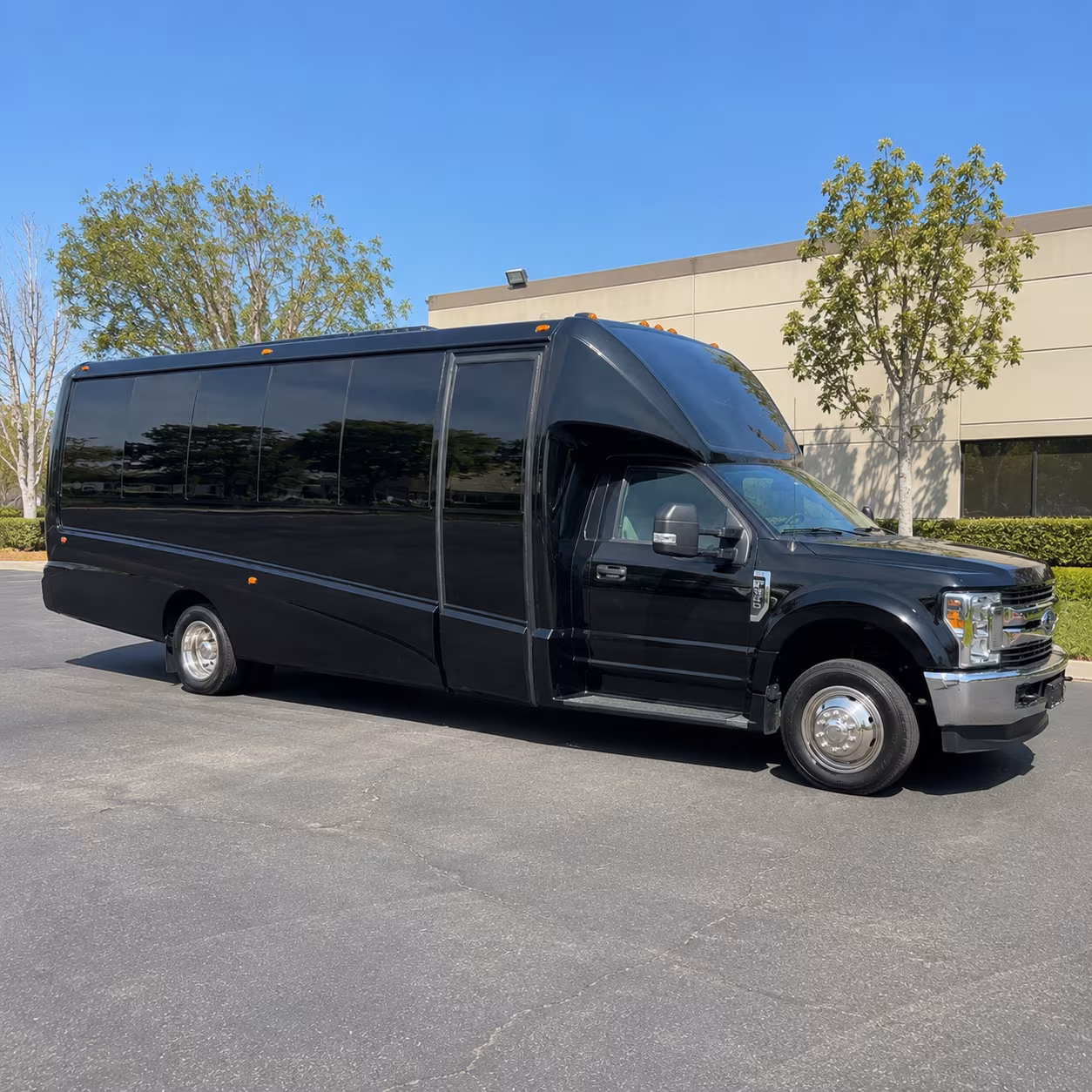 Orange Prom & Homecoming Transportation party bus interior