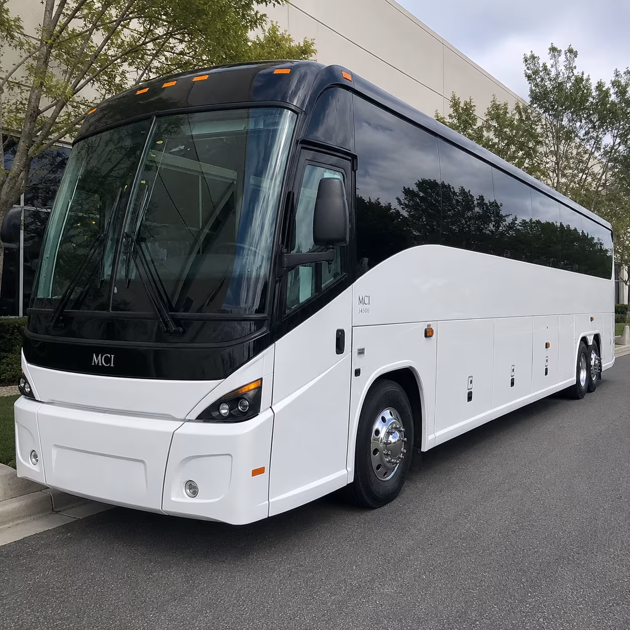 Orange School Event Transportation party bus exterior