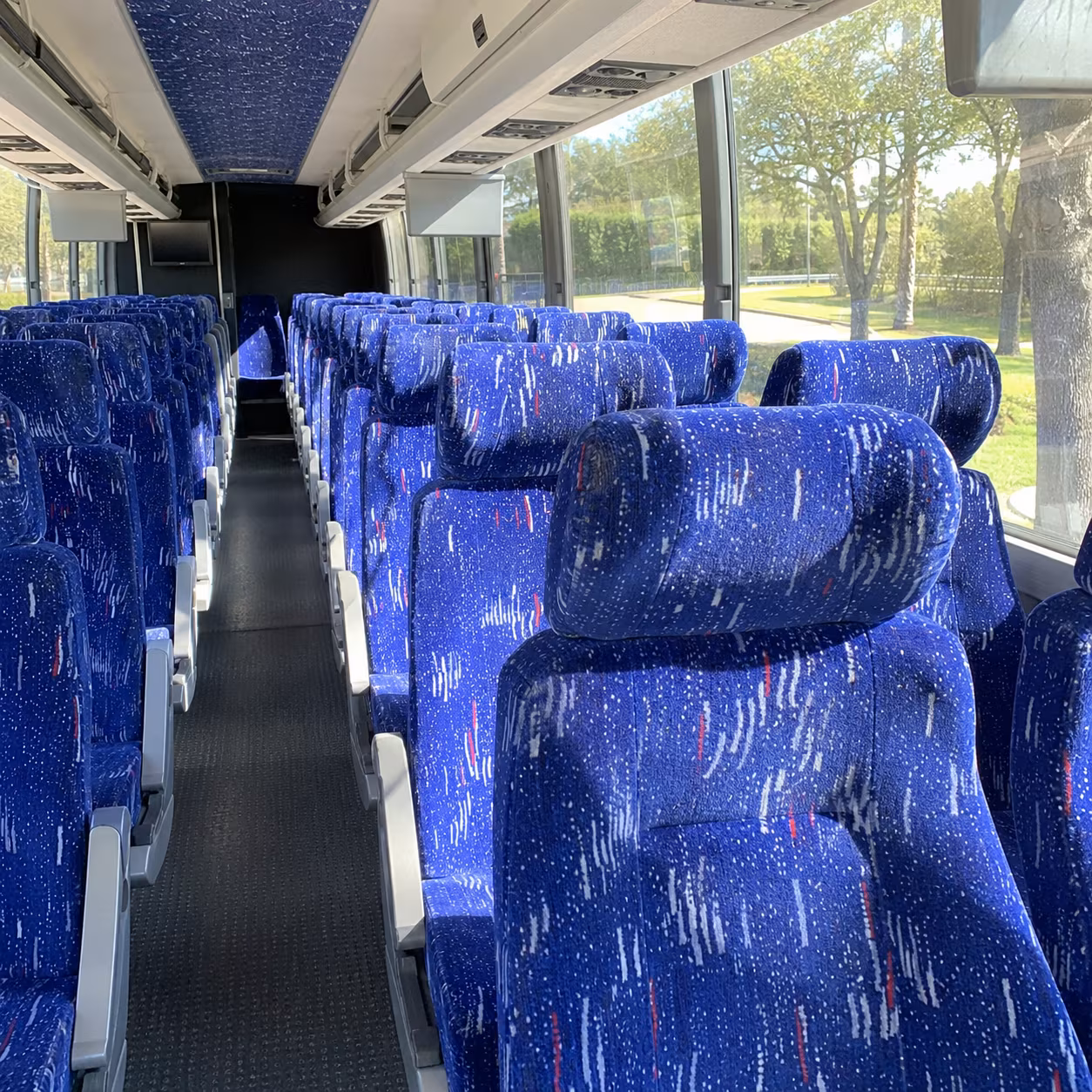 Orange School Event Transportation onboard seating