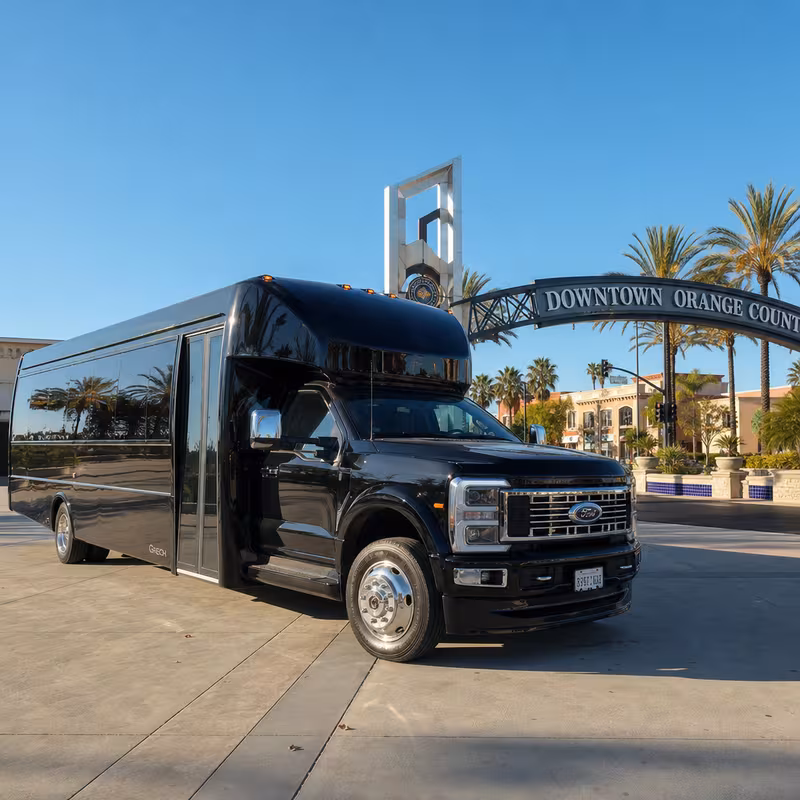 Santa Ana Party Bus Rental