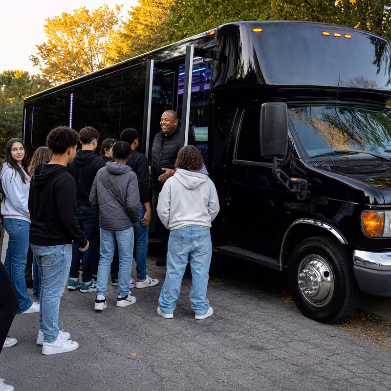 Orange School Transportation fleet vehicle